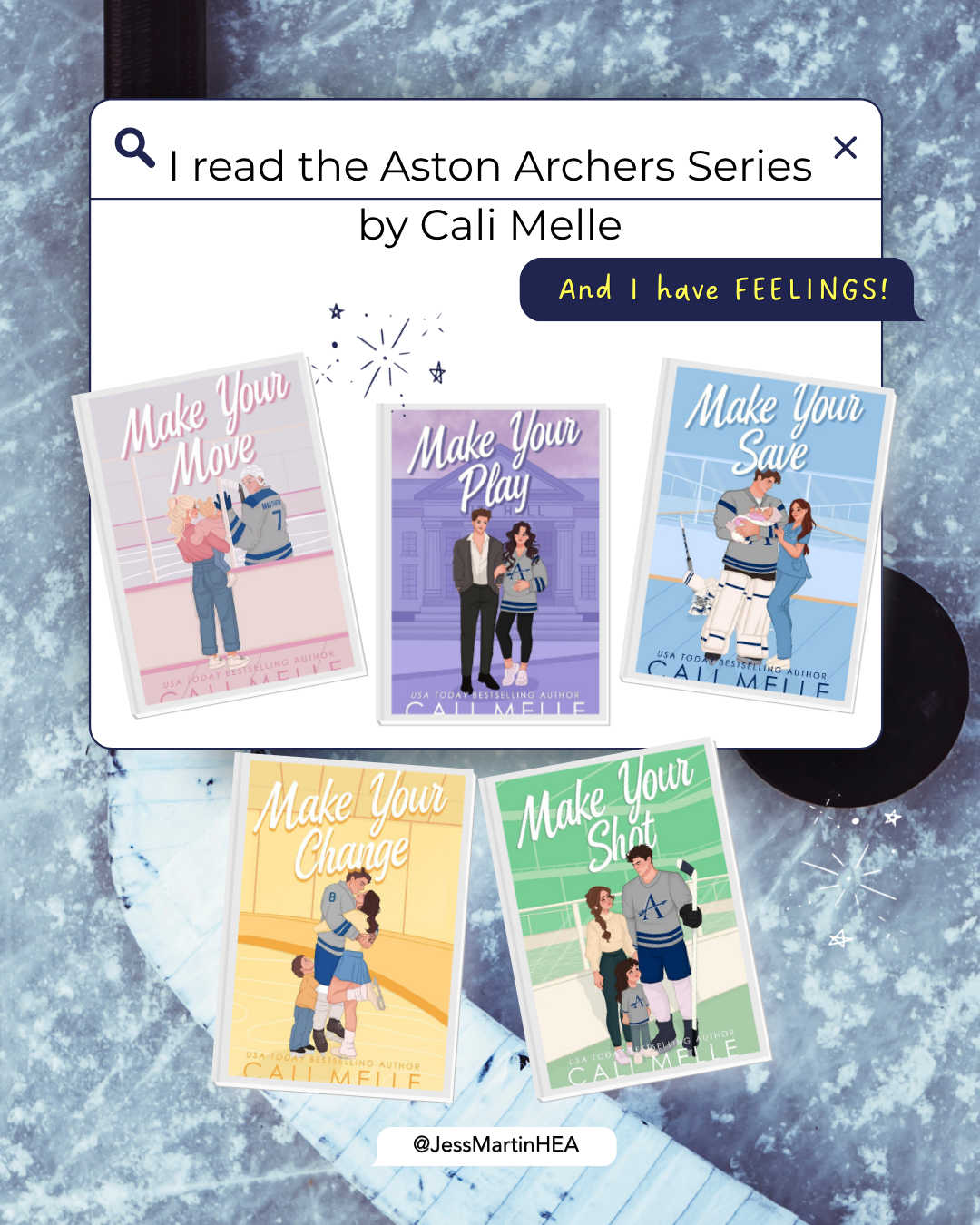 I Read All Five Aston Archers Hockey Books by Cali Melle. Here’s My Ranking.